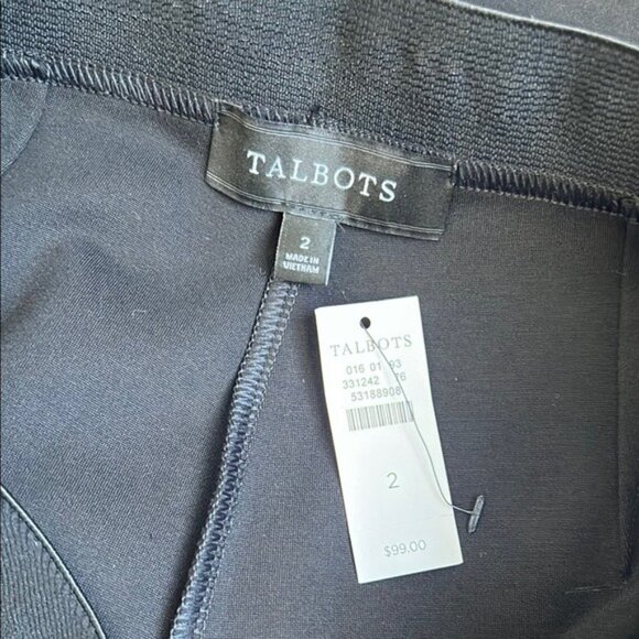 Talbots Soho Ankle Zip Pants in Black - 2 - Picture 4 of 9